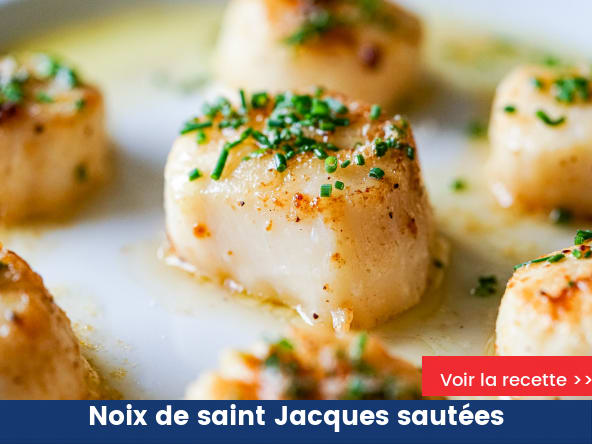 Noix de saint Jacques sautées